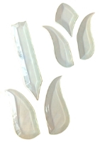 Glass Bevel Cluster C56 4x16 - 6pcs separated pieces