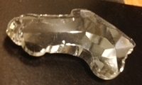 Picture of P33A  63x42mm Crystal Leaf