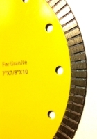 Saw Blade Circular Diamond 7" Super Thin DBT3767 for Medium to Hard Stone edge view