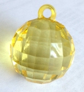 Picture of AC302Y 25mm YELLOW Acrylic Crystal Ball 