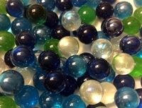 Picture of MN01 9/16" Multi-Colored Transparent Marbles 