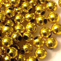 Picture of BD5RM3  5mm METALLIC GOLD round plastic beads