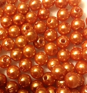 Picture of BD8R3  8mm GOLD round plastic beads