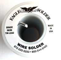 Picture of SE50 Eagle Solder 50/50 Solder 1/8" solid wire for stained glass 