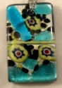 Picture of GP47 Fused Glass Pendant - Rectangle