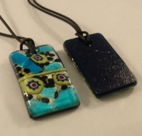 Picture of GP47 Fused Glass Pendant - Rectangle