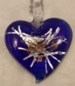 Picture of GP28 Hand Made Fused Glass Jewelry-Heart