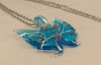 Picture of GP35 Hand Made Fused Glass Jewelry-Butterfly