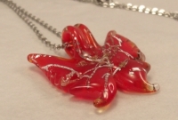 Picture of GP34 Hand Made Fused Glass Jewelry-Butterfly