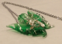 Picture of GP36 Hand Made Murano Fused Glass Jewelry-Butterfly