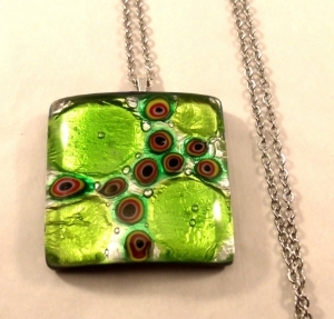 Picture of GP48 Fused Glass Pendant - Square