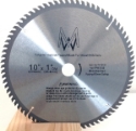 Circular Saw Blade Carbide 10” 80T for Wood. Suitable for table saw, chopsaw, miter saw - full view	