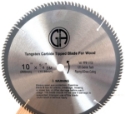 Saw Blades 10" 120T Circular Carbide for Wood on a Table Chop Miter & Skilsaw full view	