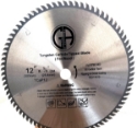 Circular Saw Blade Carbide 12" 80T for Wood. Suitable for table saw, chopsaw and miter saw - full image