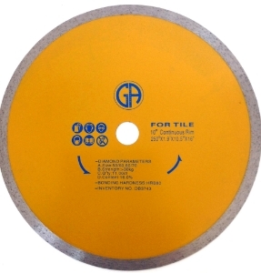 Picture of DB3743 10" Continuous Rim Diamond Blade for TILE