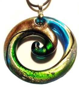 Picture of GP23-3 Hand Made Fused Glass Jewelry
