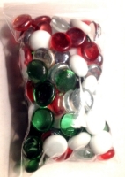 Picture of NXMAS 14mm Glass Gem Christmas Mix